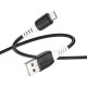 Дата кабель Hoco X82 Silicone USB to MicroUSB (1m) Black