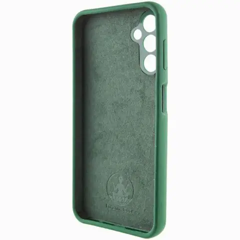 Чохол Silicone Cover Lakshmi Full Camera (AA) with logo для Samsung Galaxy A15 4G/5G / M15 5G Зелений / Dark green