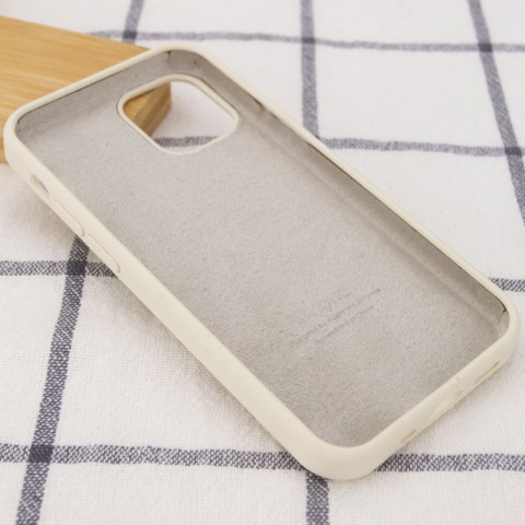 Чохол Silicone Case Full Protective (AA) для Apple iPhone 15 (6.1") Бежевий / Antique White