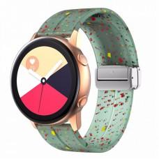 Силіконовий ремінець Splash для Smart Watch 20mm Green