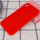 Чохол Silicone Case Full Protective (AA) NO LOGO для Apple iPhone X / XS (5.8") Червоний / Red
