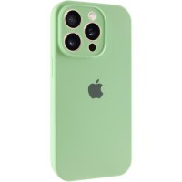 Чохол Silicone Case Full Camera Protective (AA) для Apple iPhone 13 Pro Max (6.7") Зелений / Pistachio