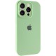 Чохол Silicone Case Full Camera Protective (AA) для Apple iPhone 13 Pro Max (6.7") Зелений / Pistachio