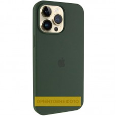 Чохол Silicone Case (AA) Logo with MagSafe для Apple iPhone 17 Air (6.5") Зелений / Cyprus Green