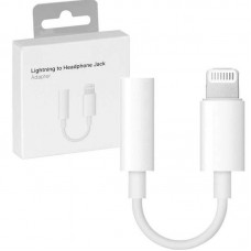 Адаптер для Apple Lightning to 3.5mm Headphone Jack (ААА) Білий