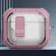 Футляр протиударний Locking Button для навушників Airpods 4 Pink