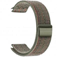 Ремінець Hoco WA25 Original series nylon strap для Apple watch 42(ser.1-3)/44/45/49mm Dark Green with Orange