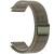 Ремінець Hoco WA25 Original series nylon strap для Apple watch 42(ser.1-3)/44/45/49mm Dark Green with Orange