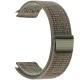 Ремінець Hoco WA25 Original series nylon strap для Apple watch 42(ser.1-3)/44/45/49mm Dark Green with Orange