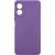 Чохол TPU GETMAN Liquid Silk Full Camera для Motorola Moto G04 / E14 Фіолетовий / Amethyst