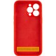 Чохол Silicone Case Full Camera Protective (AA) NO LOGO для Apple iPhone 17 Pro (6.3") Червоний / Red