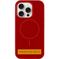 Чохол Silicone Case Full Protective (AA) NO LOGO with MagSafe для Apple iPhone 15 Plus (6.7") Червоний / Deep Red
