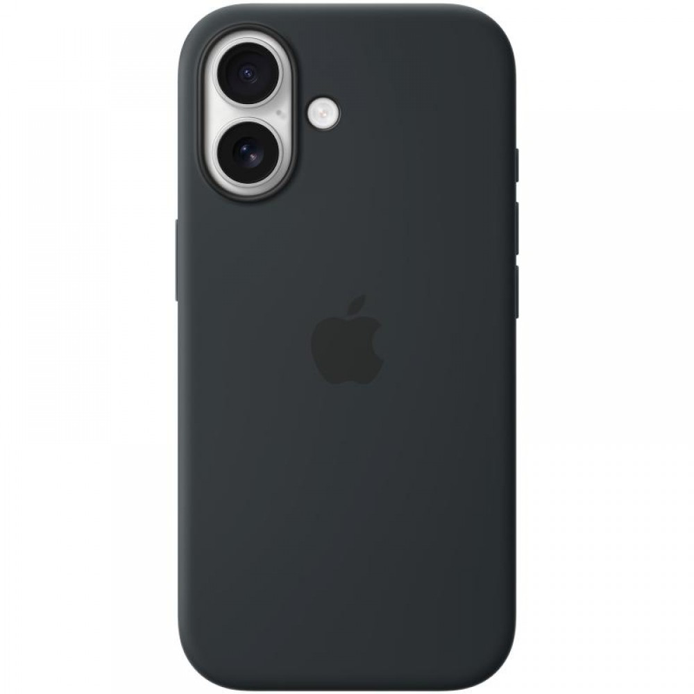 Чохол Silicone case (AAA) with Magsafe and Animation для Apple iPhone 17 (6.3") Black