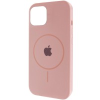 Чохол Silicone Case Full Protective (AA) with MagSafe для Apple iPhone 11 (6.1") Рожевий / Pink Sand