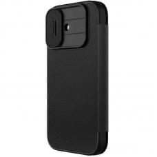 Шкіряний чохол-книжка Nillkin Qin Pro Camshield для Apple iPhone 17 (6.3") Black