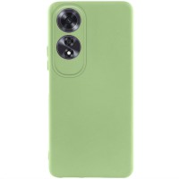 Чохол TPU GETMAN Liquid Silk Full Camera для Oppo A60 4G Зелений / Pistachio