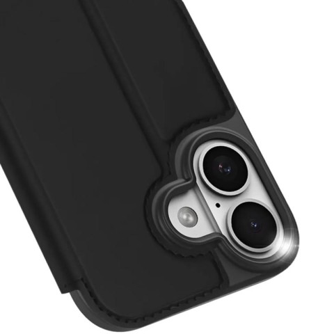 Чохол-книжка Dux Ducis з кишенею для візиток для Apple iPhone 17 (6.3") Чорний