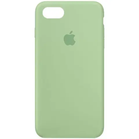 Чохол Silicone Case Full Protective (AA) для Apple iPhone SE (2020) / 7 / 8 (4.7") Зелений / Pistachio