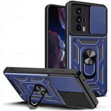 Ударостійкий чохол Camshield Serge Ring для Xiaomi Poco F5 Pro / Redmi K60 / K60 Pro Синій