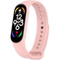 Силіконовий ремінець для Xiaomi Mi Band 7/6/5 Рожевий / Light pink
