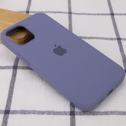Чохол Silicone Case Full Protective (AA) для Apple iPhone 14 Pro Max (6.7") Сірий / Lavender Gray