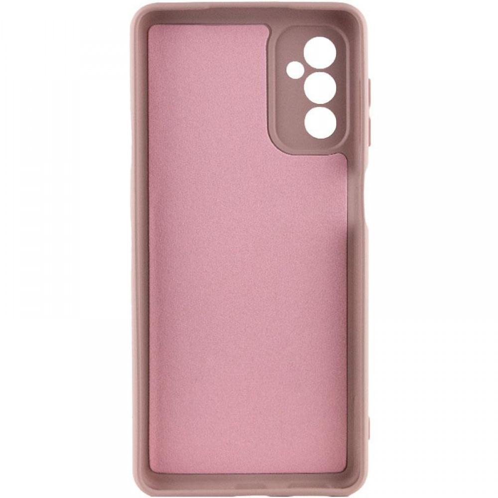 Чохол TPU GETMAN Liquid Silk Full Camera для Samsung Galaxy M34 5G Рожевий / Pink Sand