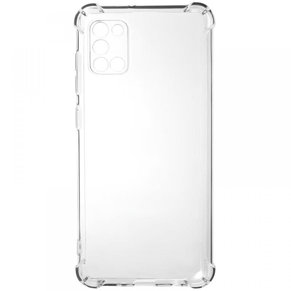 TPU чохол GETMAN Ease logo посилені кути Full Camera для Samsung Galaxy A31 Безбарвний (прозорий)