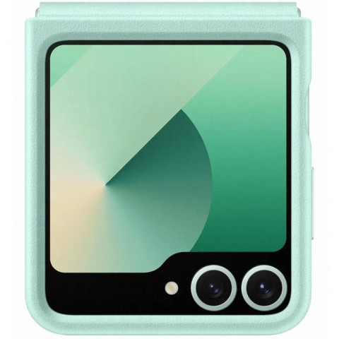Шкіряний чохол Leather Case (AAA) для Samsung Galaxy Z Flip6 Turquoise