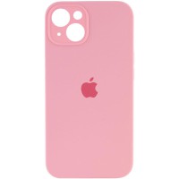 Чохол Silicone Case Full Camera Protective (AA) для Apple iPhone 13 (6.1") Рожевий / Light pink