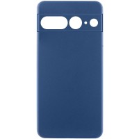 Чохол Silicone Cover Lakshmi Full Camera (AA) для Google Pixel 7 Pro Синій / Navy Blue