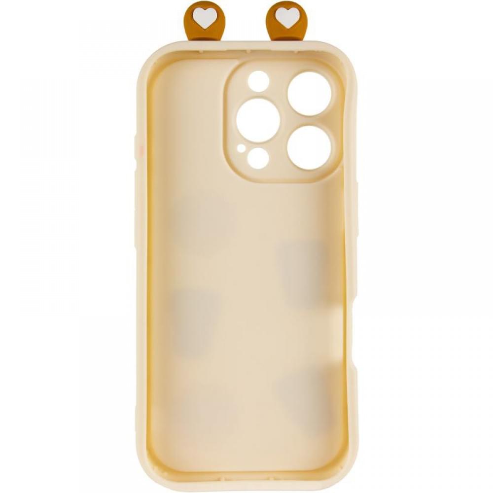 Чохол TPU Toys Case with Ears для Apple iPhone 16 Pro (6.3") Sand