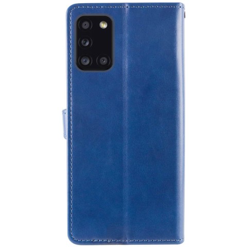 Шкіряний чохол-книжка GETMAN Gallant (PU) для Samsung Galaxy A31 Синій
