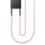 Чохол TPU Transparent with Straps для Apple iPhone 15 (6.1") Light Pink