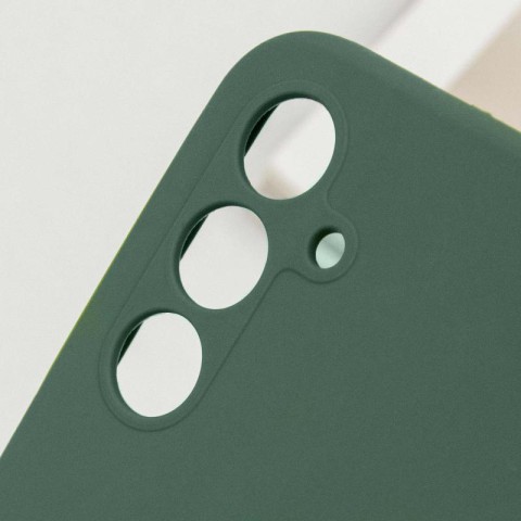 Чохол Silicone Cover Lakshmi Full Camera (AAA) для Samsung Galaxy A56 5G Зелений / Cyprus Green