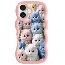 Чохол TPU Cloudy Pictures для Apple iPhone 16 (6.1") Kittens