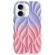 TPU чохол Leaf для Apple iPhone 16 (6.1") Lilac / Pink