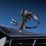 АЗП Baseus Enjoyment Pro Car Charger C + Retractable Type-C and Lightning 60W (C00057802111-0) Cluster Black