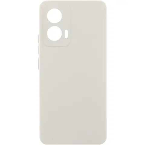 Чохол Silicone Cover Lakshmi Full Camera (AAA) для Motorola Edge 50 Fusion Білий / White