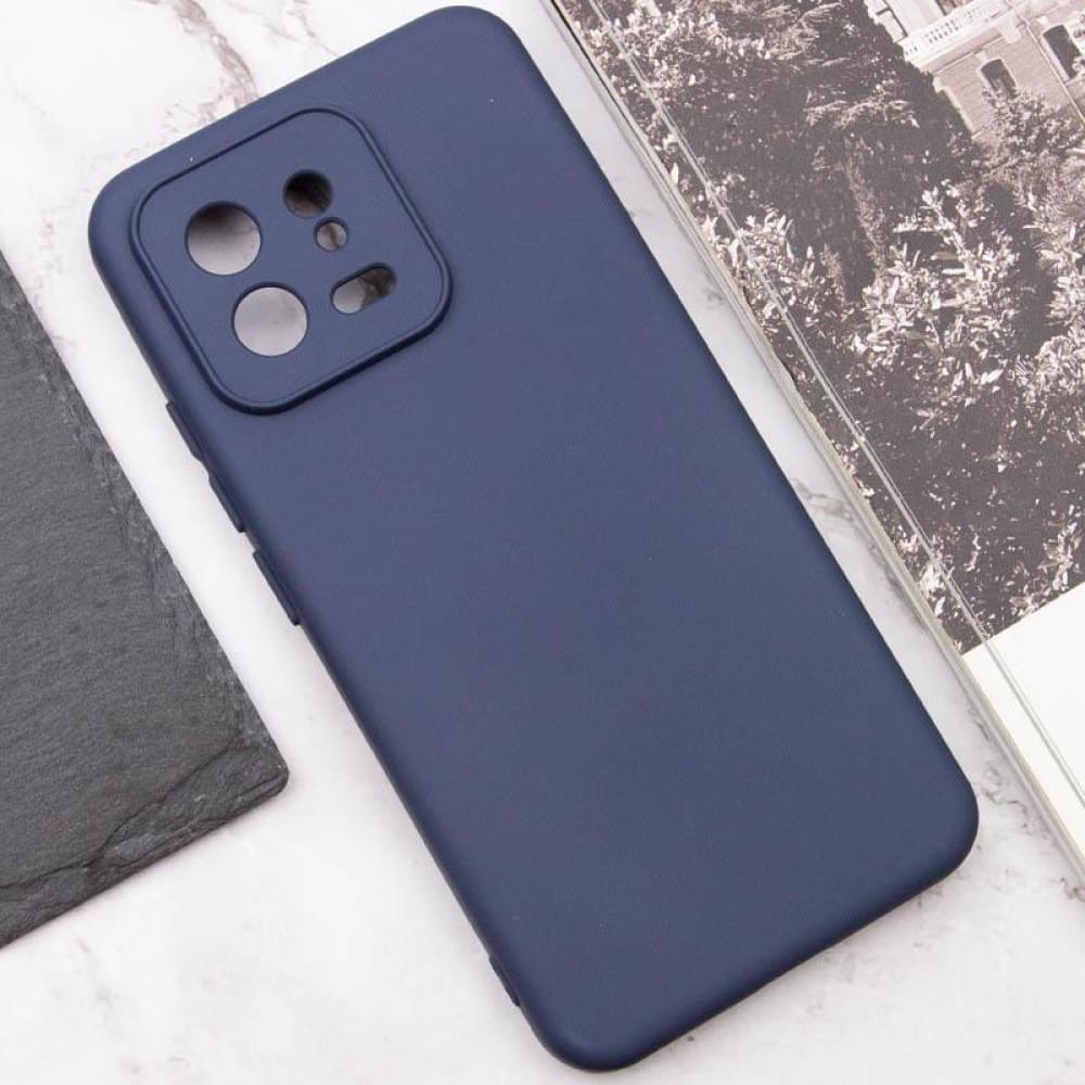 Чохол TPU GETMAN Liquid Silk Full Camera для Xiaomi 13 Pro Синій / Midnight Blue