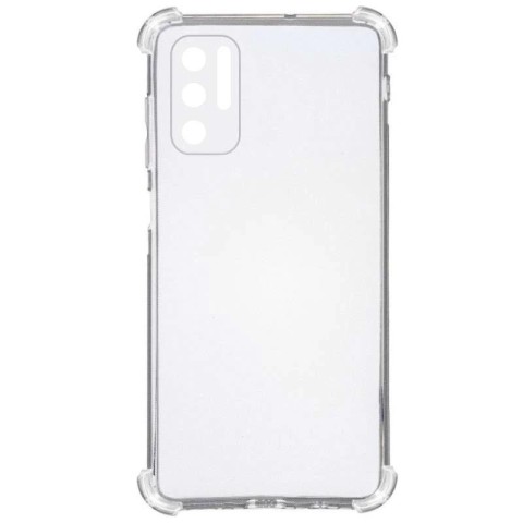 TPU чохол GETMAN Ease logo посилені кути Full Camera для Xiaomi Redmi Note 10 5G / Poco M3 Pro Безбарвний (прозорий)