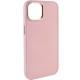 TPU чохол Bonbon Metal Style для Apple iPhone 14 Plus (6.7") Рожевий / Light pink
