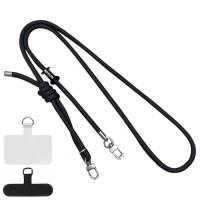 Шнурок із двома кріпленнями (8 мм) 150 см Dark Gray