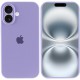 Чохол Silicone Case Full Camera Protective (AA) для Apple iPhone 16 (6.1") Бузковий / Dasheen
