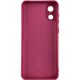 Чохол Silicone Cover Lakshmi Full Camera (A) для Samsung Galaxy A03 Core Бордовий / Marsala