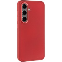TPU чохол Bonbon Metal Style для Samsung Galaxy S24 / S25 Червоний / Red