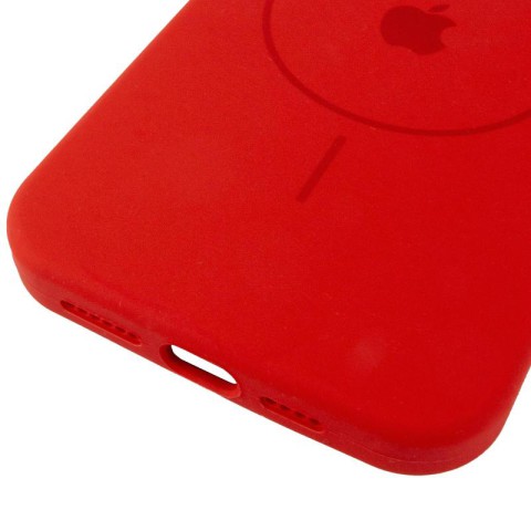 Чохол Silicone Case Full Protective (AA) V2 with MagSafe для Apple iPhone 15 (6.1") Червоний / Red