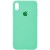 Чохол Silicone Case Full Protective (AA) для Apple iPhone XS Max (6.5") Зелений / Spearmint