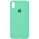 Чохол Silicone Case Full Protective (AA) для Apple iPhone XS Max (6.5") Зелений / Spearmint