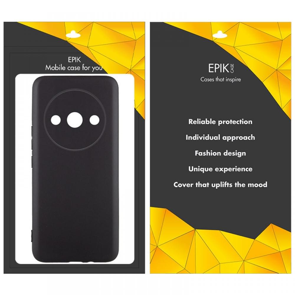 Чохол TPU Epik Black Full Camera для Xiaomi Redmi A3 Чорний