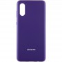 Чохол Silicone Cover Full Protective (AA) для Samsung Galaxy A02 Фіолетовий / Purple